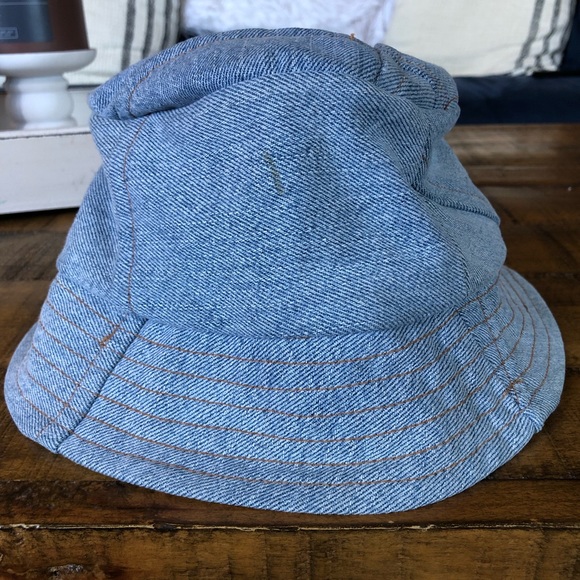 - love faustine denim bucket hat - Picture 6 of 8
